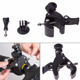 New Accessory Bicycle Motorcycle Handle Bar Camera Mount Holder +Tripod Mount Adapter