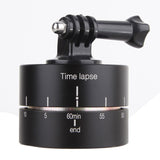 360 Degrees Rotating Time Lapse Stabilizer Tripod Adapter for Action Sport camera and DSLR